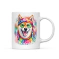 thumbnail image 1 of Hippie Shiba Inu Portrait Watercolor Tie-Dye Vintage Styles Mug Shibas Dog Lovers Gifts Idea Coffee Tea Cup - 00014, 1 of 4