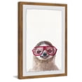 thumbnail image 1 of Hippie Sloth Framed Painting Print, 1 of 6