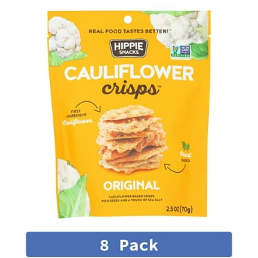 Hippie Snacks Original Cauliflower Crisps 2.5 oz (Pack of 8)