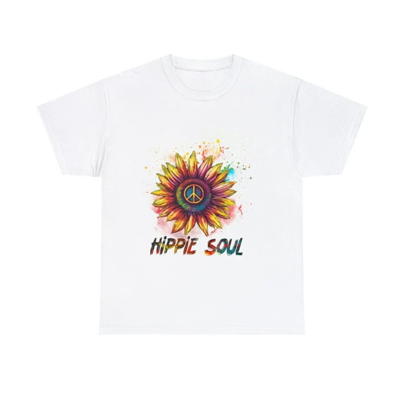 Hippie Soul Sunflower Shirt, Groovy Hippie Sunflower Shirt ID-0221-W5SE
