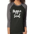 thumbnail image 1 of Hippie Soul Unisex 3/4 Sleeve Baseball Raglan Tee, 1 of 3