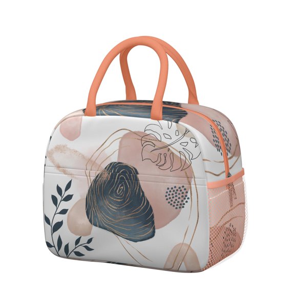 Hippie Style Thermal Lunch Bag - Waterproof & Durable, Lightweight & Portable, Perfect for Commuters (Tribal Patterns)