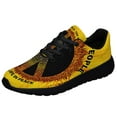 thumbnail image 1 of Hippie Sunflower Imagine All The People Living Life In Peace Shoes Sneakers Black Size 7.5, 1 of 7