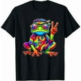 thumbnail image 1 of Hippie Tie Dye Animal Seventies Party Sixties Costume Peace Tee Cool Unisex T-Shirt up to Size 5XL, 1 of 2