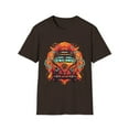 thumbnail image 1 of Hippie Van Bus Unisex T-Shirt Boho Festival Flowers 60s 70s, 1 of 3