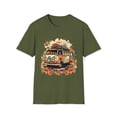 thumbnail image 1 of Hippie Van Bus Unisex T-Shirt Boho Festival Flowers 60s 70s, 1 of 3