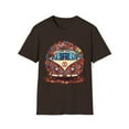 thumbnail image 1 of Hippie Van Bus Unisex T-Shirt Boho Festival Flowers 60s 70s, 1 of 3