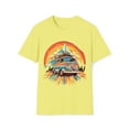 thumbnail image 1 of Hippie Van Bus Unisex T-Shirt Boho Festival Flowers 60s 70s, 1 of 3