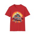 thumbnail image 1 of Hippie Van Bus Unisex T-Shirt Boho Festival Flowers 60s 70s, 1 of 3