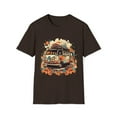 thumbnail image 1 of Hippie Van Bus Unisex T-Shirt Boho Festival Flowers 60s 70s, 1 of 3