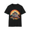 thumbnail image 1 of Hippie Van Bus Unisex T-Shirt Boho Festival Flowers 60s 70s, 1 of 3