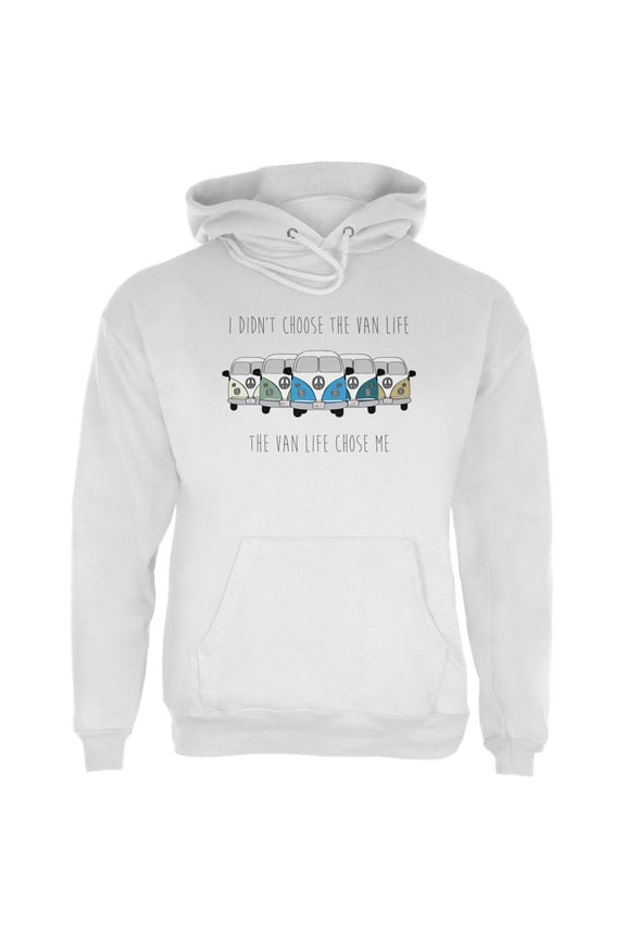 Hippie Van I Didn't Choose The Van Life Bus Camper Mens Hoodie