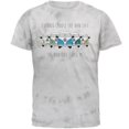 thumbnail image 1 of Hippie Van I Didn't Choose The Van Life Bus Camper Mens T Shirt Crackle Moss Tie Dye LG, 1 of 1