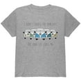 thumbnail image 1 of Hippie Van I Didn't Choose The Van Life Bus Camper Youth T Shirt Heather Youth X-SM, 1 of 1