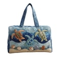 thumbnail image 1 of Hippie Van Quilted Duffle Bag, Hippie Journey Quilted Duffle Bag, Vintage Floral Travel Weekender Bag Gym Bags, 1 of 6