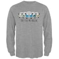 thumbnail image 1 of Hippie Van They See Me Rollin' Bus Camper Mens Long Sleeve T Shirt Heather 3X-LG, 1 of 1
