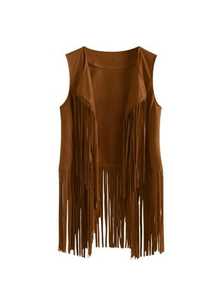 Plus size hippie clearance fringe vest