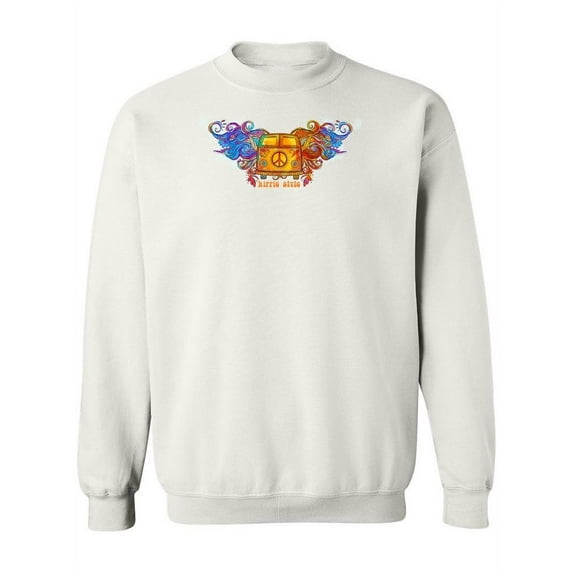 Hippie Vintage Car. Sweatshirt Women -Image by Shutterstock, Female Medium