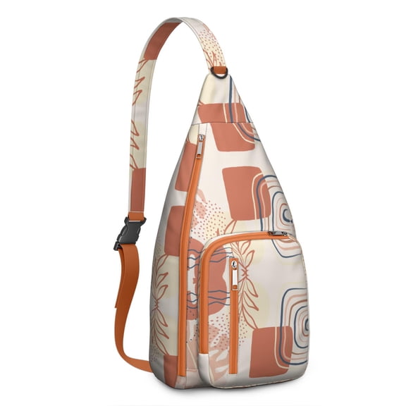Hippie Waterproof Sling - Lightweight Crossbody Pack with Boho Patterns