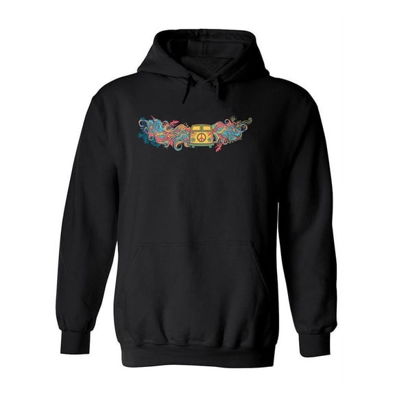 Hippie Yellow Van Hoodie Women -Image by Shutterstock, Female x-Large