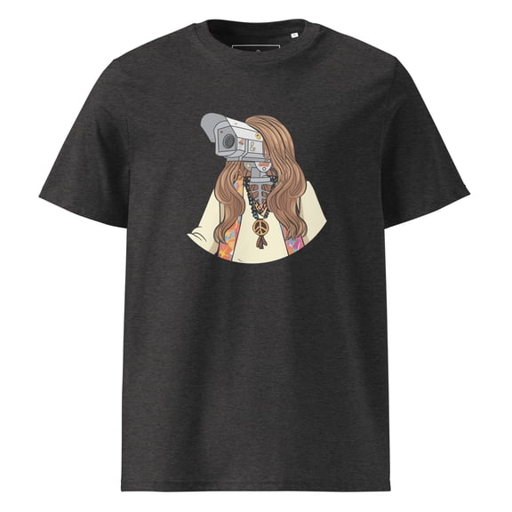 Hippie x CCTV Organic Cotton T-Shirt Dark Heather Grey - Small