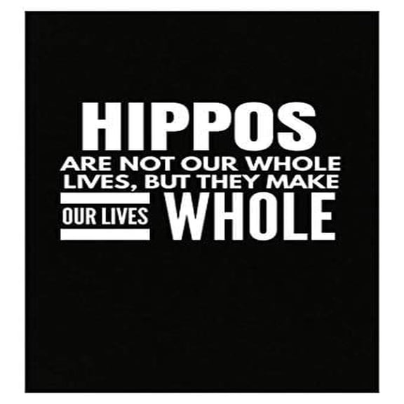 Hippo Art Print - Charming Pig Theme Poster for Animal Lovers and Africa Fans