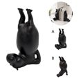 thumbnail image 1 of Hippo Bookends, Funny Hippo Book Ends for Heavy Books,Creative Yoga Hippos Statue Resin Handstand Animal Figurine,Funny Decorative Bookends for Shelves,Home Office,Gym,Living Room Tabletop, 1 of 9