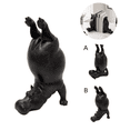 thumbnail image 1 of Hippo Bookends, Funny Hippo Book Ends for Heavy Books,Creative Yoga Hippos Statue Resin Handstand Animal Figurine,Funny Decorative Bookends for Shelves,Home Office,Gym,Living Room Tabletop, 1 of 9