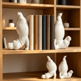 thumbnail image 1 of Hippo Bookends, Heavy Resin Acrobatic Hippo Bookends for Shelves, 10 Inch Tall Decorative Book Ends with Upside-Down Design for Farmhouse Home Office Decor 1PC Hippo Bookend Style-A, 1 of 7