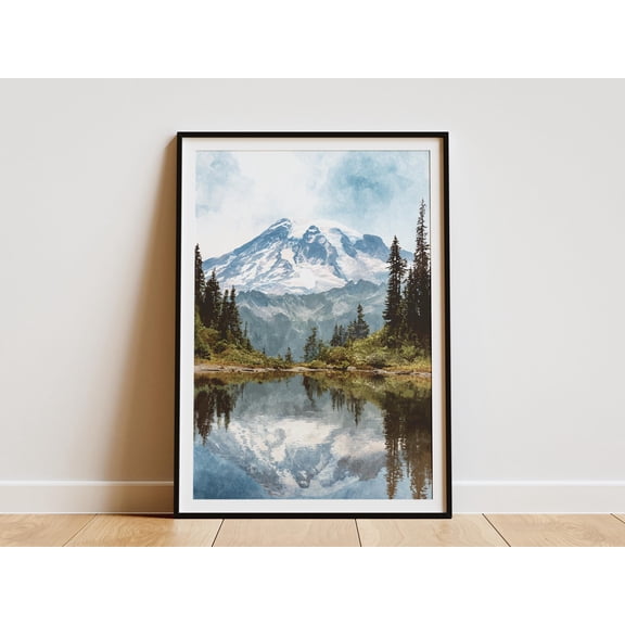 Hippo Chef Art Print Kitchen Decor Animal Art Funny Hippo Poster Cooking Art Print Whimsical Chef Gift Restaurant Wall Art Chefs Uniform - Poster Unframed