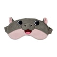 thumbnail image 1 of Hippo Eye for Sleeping Travel Nap Comfortable Blindfold Relaxation Aid with Adorable Design for Adults, 1 of 7
