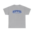 thumbnail image 1 of Hippo Hippopotamus Shirt Gifts Tshirt Crew Neck Short Sleeve, 1 of 9