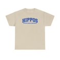 thumbnail image 1 of Hippo Hippopotamus Shirt Gifts Tshirt Crew Neck Short Sleeve, 1 of 9