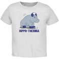 thumbnail image 1 of Hippo Hippothermia Cold Winter Funny Toddler T Shirt White 2T, 1 of 1