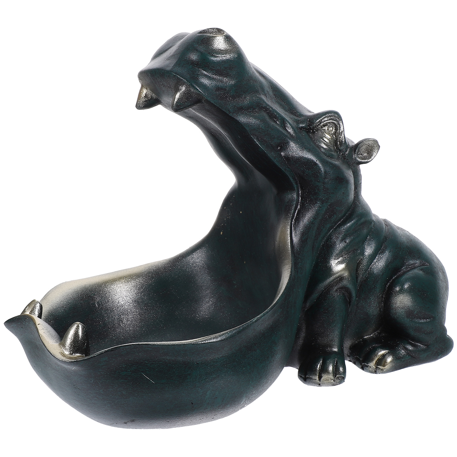 Hippo Home Furnishings Living Room Storage Tray Candy Jar Hippo Key
