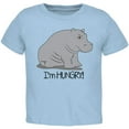 thumbnail image 1 of Hippo I'm Hungry Angry Funny Toddler T Shirt, 1 of 1
