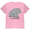 thumbnail image 1 of Hippo I'm Hungry Angry Funny Youth T Shirt, 1 of 1