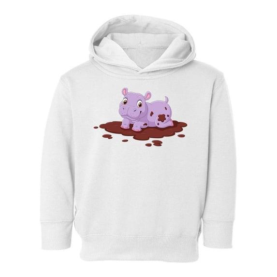 Hippo In The Mud Hoodie Toddler -Image by Shutterstock, 2 Toddler