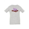thumbnail image 1 of Hippo In The Mud T-Shirt Infant -Image by Shutterstock,  12 Months, 1 of 4