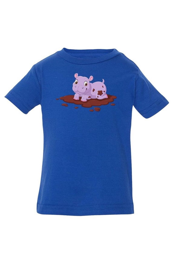 Hippo In The Mud T-Shirt Infant -Image by Shutterstock, 12 Months