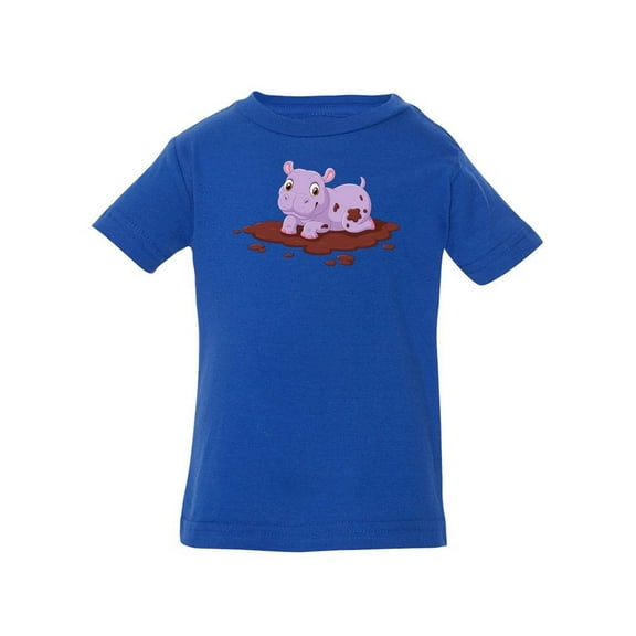 Hippo In The Mud T-Shirt Infant -Image by Shutterstock, 6 Months