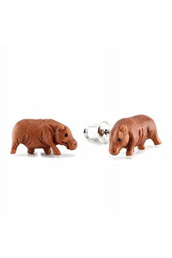 Hippo Makerpin Earring Studs