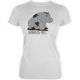 thumbnail image 1 of Hippo Mess Hippopotamess Funny Pun Juniors Soft T Shirt, 1 of 1