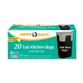 thumbnail image 1 of Hippo Sak Trash Bag with Flaps 20 ct 13 gal, 1 of 1