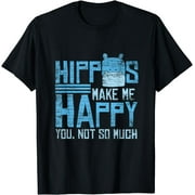 Hippo Shirt Hippos Make Me Happy
