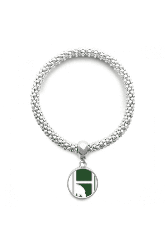 Hippo Weight River Mud Art Deco Fashion Sliver Bracelet Pendant Jewelry Chain Adjustable Bangle