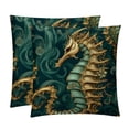 thumbnail image 1 of Hippocampus with Unique Patterns - Set of 2 for Pillows Covers - Available in 16x16, 18x18, 20x20 Inches - Great for Throw Pillow Covers - Versatile for Various Occasions, 1 of 6