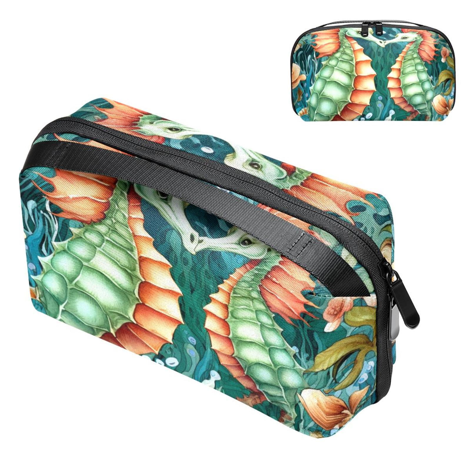 Hippocampus waterproof oxford fabric charger organizer storage pouch