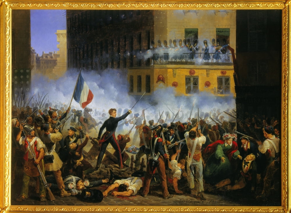 Hippolyte Lecomte (1781-1857) French School Canvas Art - (24 x 18)