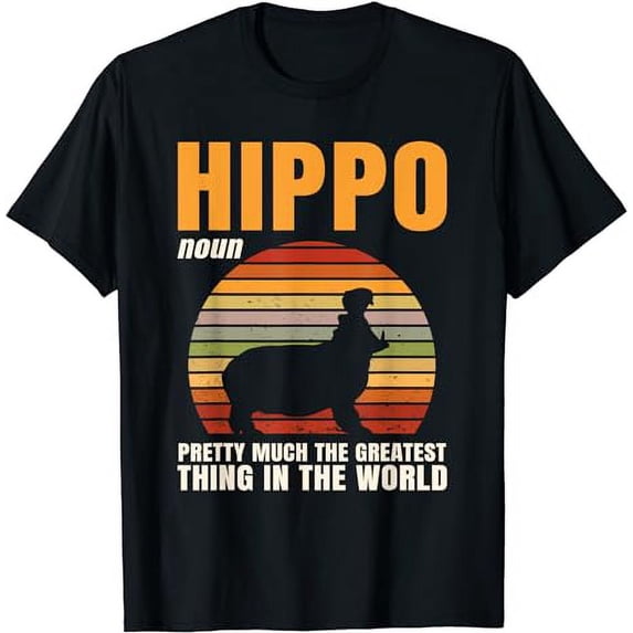 Hippopotamus Zoologists Animal Hippo Lovers T-Shirt
